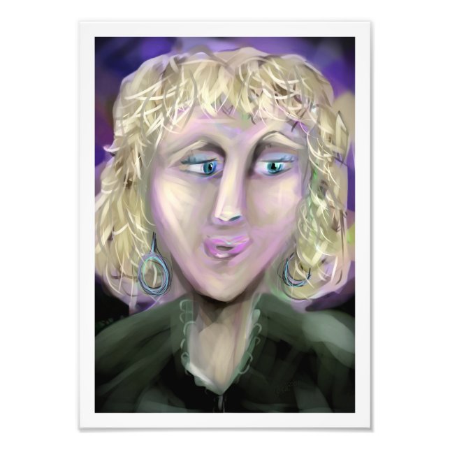 Foto The Quiet Observer Expressive Feminine Portrait (Frente)