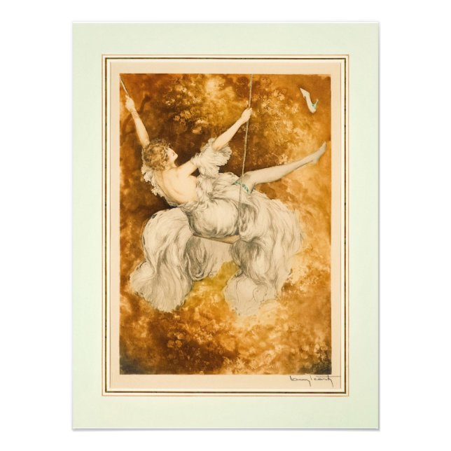 Foto The Swing, 1928, por Louis Icart (Frente)