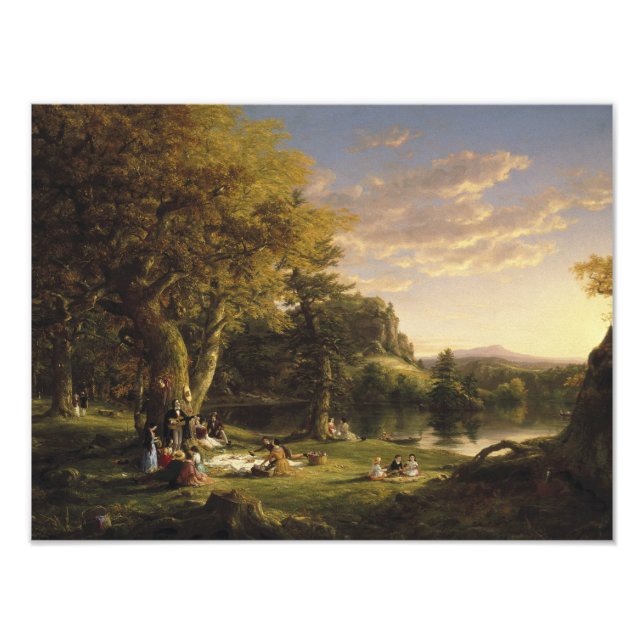 Foto Thomas Cole - O Pic-Nic (Frente)