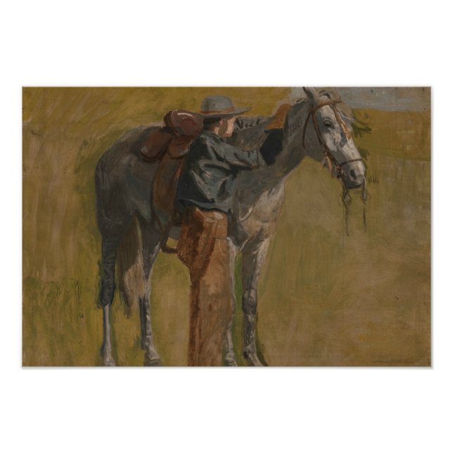 Foto Thomas Eakins - Cowboy: Estudo para Cowboys (Frente)