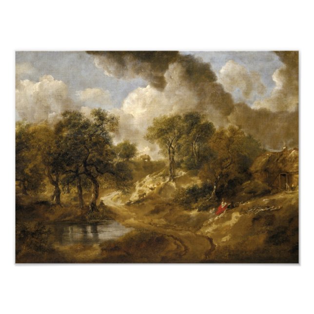 Foto Thomas Gainsborough - Paisagem em Suffolk (Frente)