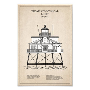 Foto Thomas Point Shoal Lighthouse - Maryland - SBD