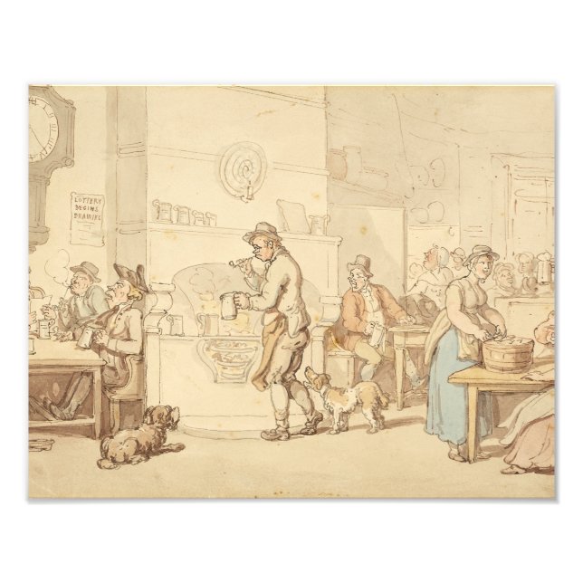 Foto Thomas Rowlandson - Interior de um Inn (Frente)