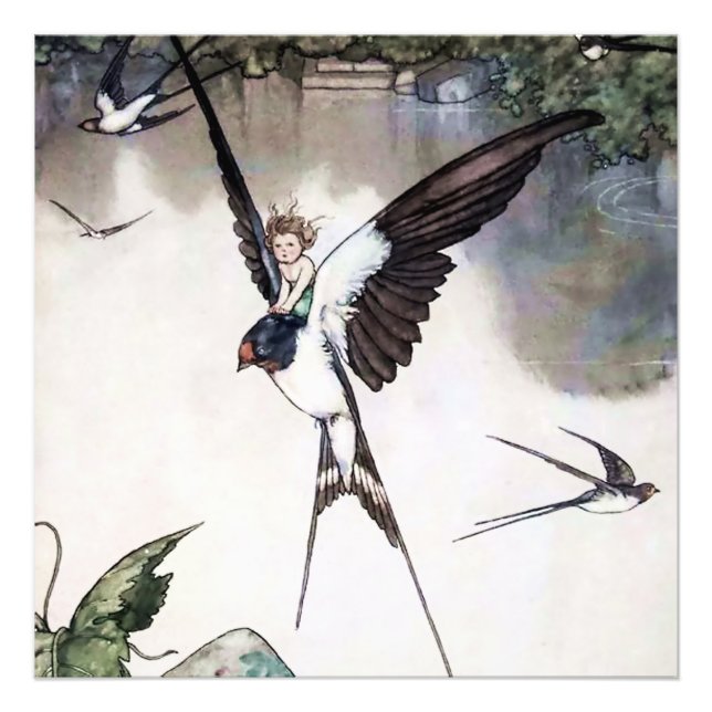 Foto Thumbelina by W Heath Robinson (Frente)