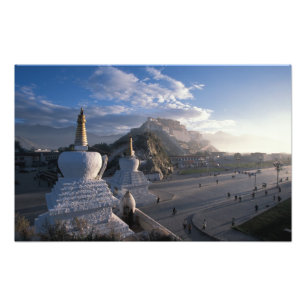 Foto Tibete - Lhasa. Potala ao nascer do sol