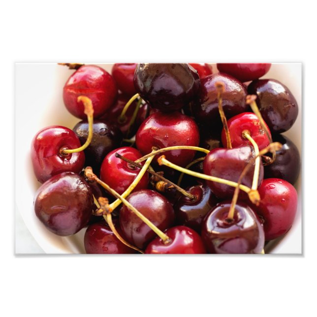 Foto tigela de cerejas (Frente)
