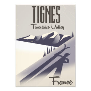 Foto Tignes, poster de viagens do esqui de France