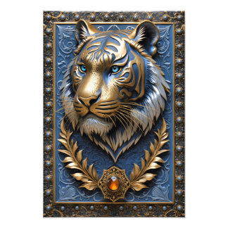 Foto Tigre De Olhos Azuis