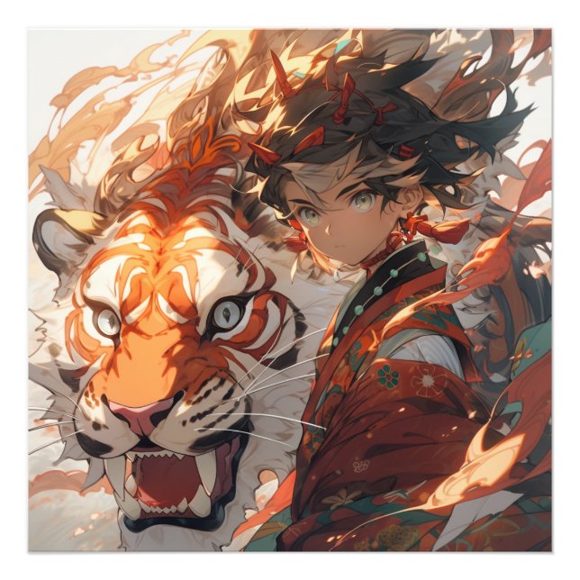 Foto Tigre guerreiro (Frente)