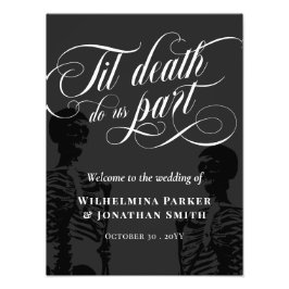 Foto Til Death Nos Part Skeleton Gótico Welcome