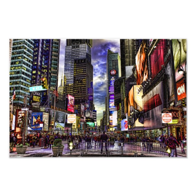 Foto Times Square em HDR (Frente)