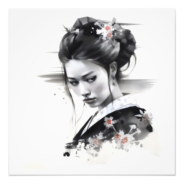 Foto Tinta Preta Geisha (Frente)