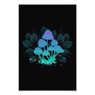 Foto Toadstools em arbustos