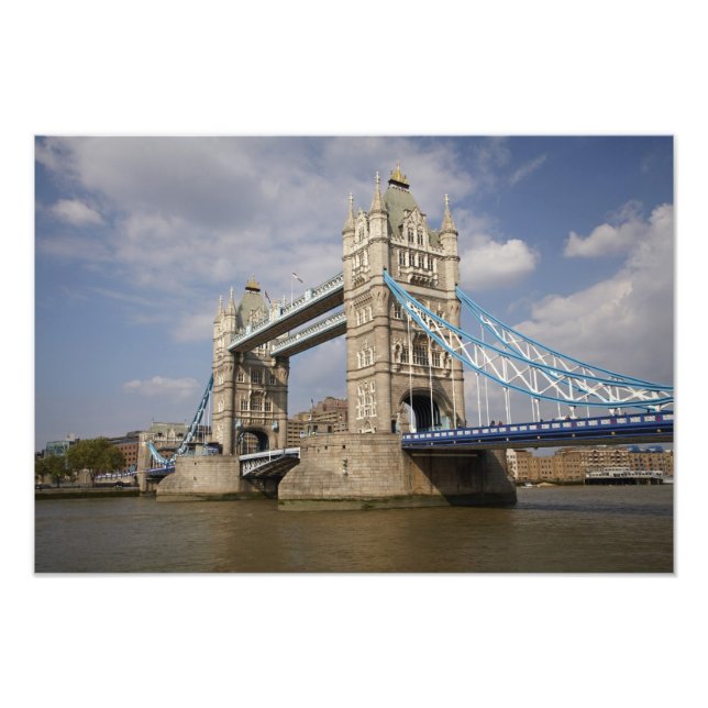 Foto Torre Bridge e Rio Tâmisa, Londres, (Frente)