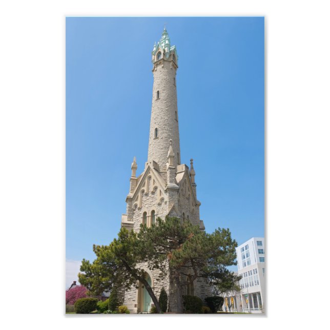 Foto torre de água de referência em milwaukee (Frente)