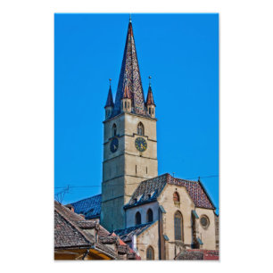 Foto Torre de igreja evangélica, Sibiu