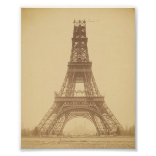 Foto Torre Eiffel Em Construção 1888