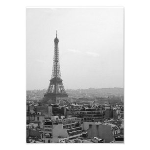 Foto Torre Eiffel (preto e branco)