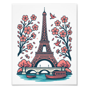 Foto Torre Eiffel, Torre de Souvenir, Paris, Árvore Cer