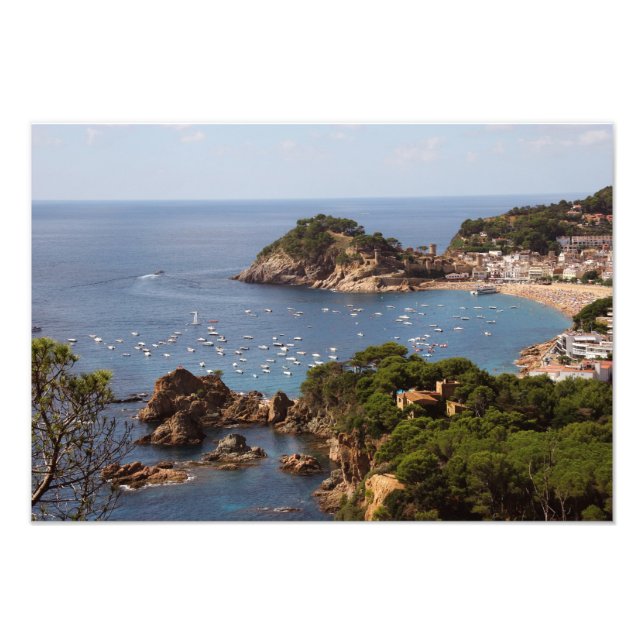 Foto TOSSA DE MAR. Cidade localizada em Costa Brava. (Frente)