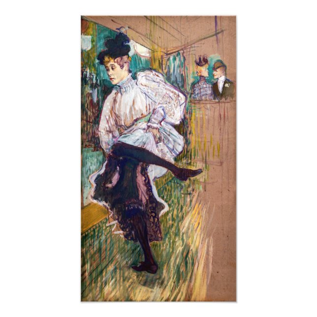 Foto Toulouse-Lautrec - Jane Avril Dançando (Frente)