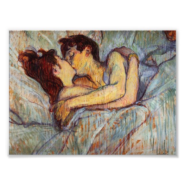 Foto Toulouse-Lautrec Na Cama Do Bed The Kiss Photo Imp (Frente)