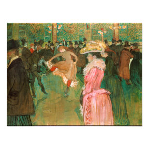 Foto Toulouse-Lautrec - No Rouge, A Dança