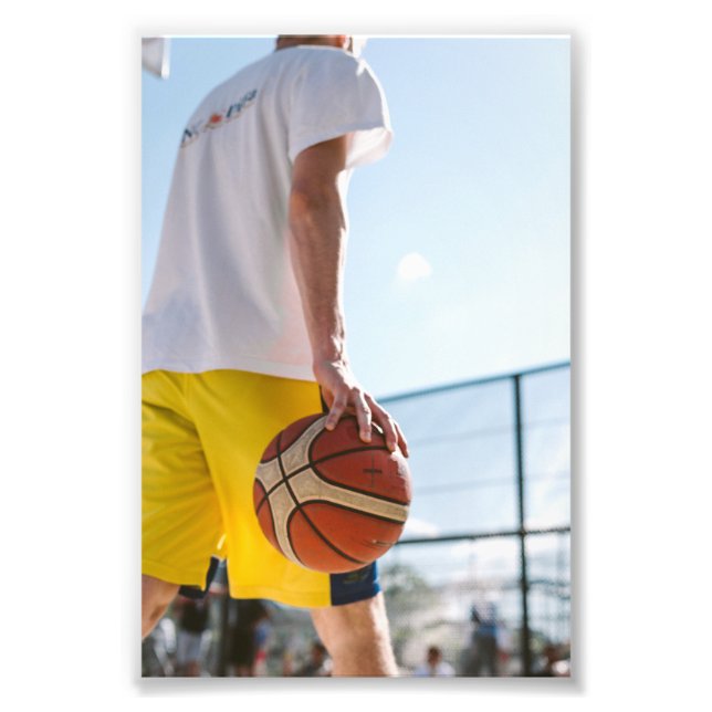Foto Trabalho de arte de basquetebol (Frente)