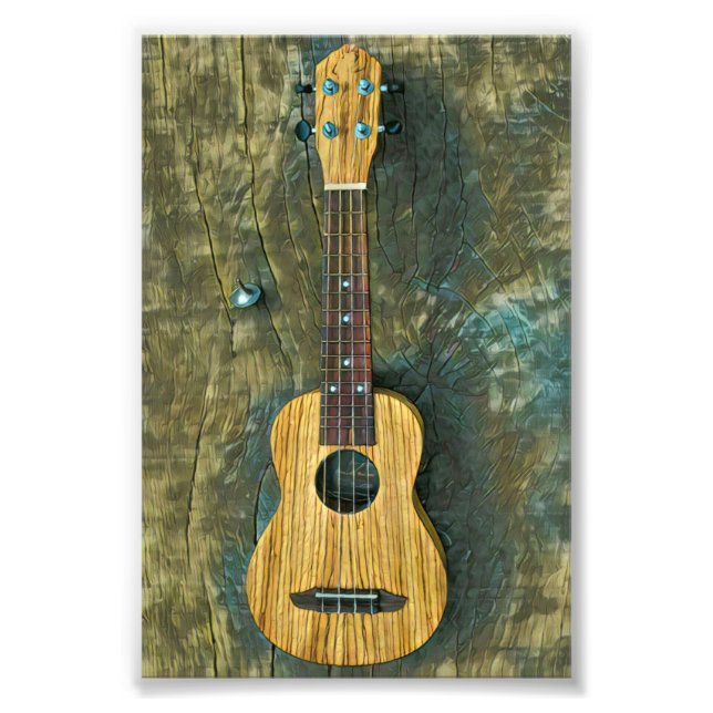 Foto Trabalho de arte de guitarra de Vintage (Frente)