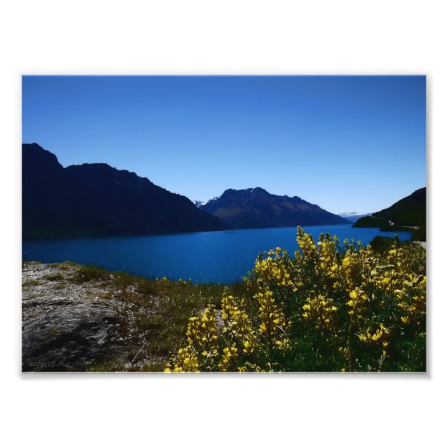 Foto Tranquilidade Blues South Island, Nova Zelândia Fo (Frente)