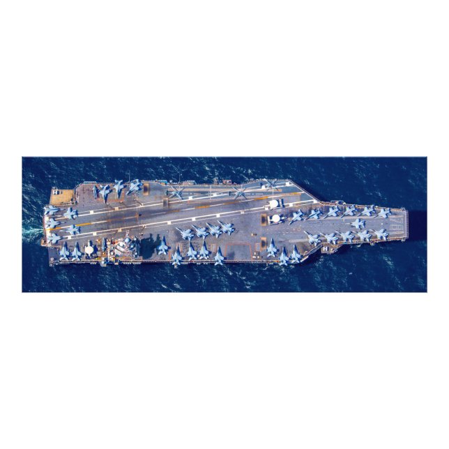 Foto TRANSPORTADORA AERONÁUTICA DOS EUA - CVN 78 (60x20 (Frente)