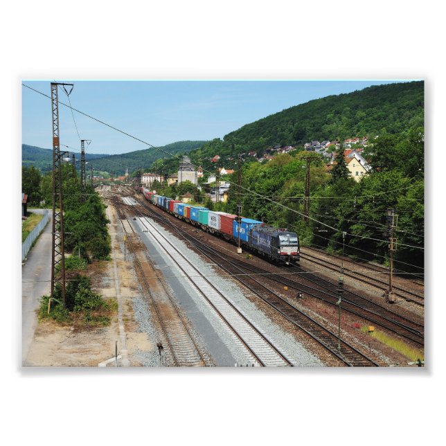 Foto Trem de carga em Gemünden a Main (Frente)