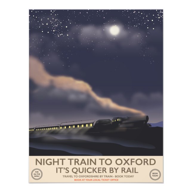 Foto Trem noturno para Oxford (Frente)