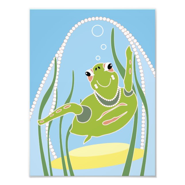 Foto Trendy Turtle Impressão (Frente)