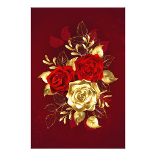 Foto Três Rosas de joalharia