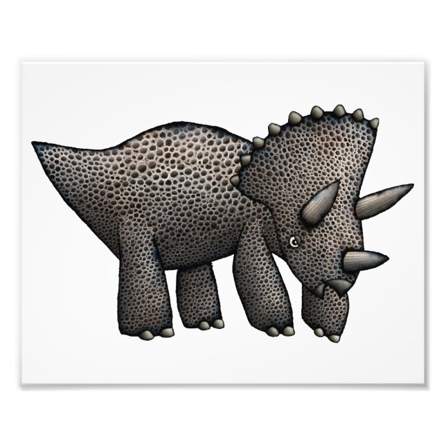 Foto Triceratops Trabalho de arte (Frente)