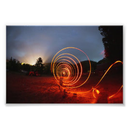 Foto Trilhos da edição Luz-Fogo-