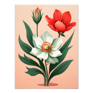 Foto Trio Floral Vibrante