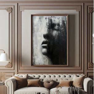 Foto Tristeza Abstrato Arte Monocromática