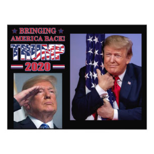 Foto Trump 2020 trazendo a América de volta