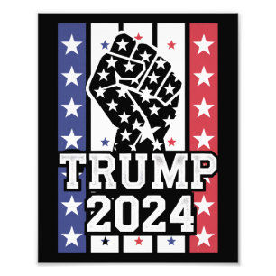 Foto Trump 2024 Punho Fora da Lei Caipira J.D.Vance 202
