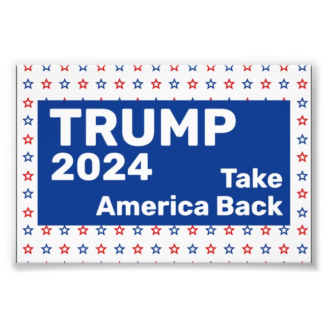 Foto Trump 2024 Retire a América (Frente)
