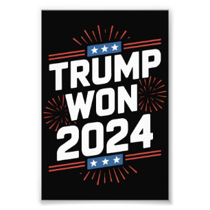 Foto Trump Ganhou 2024 Presidente 47º Da Casa Branca