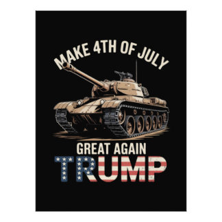 Foto Trump Torna 4 de Julho Grande Novamente com Milita