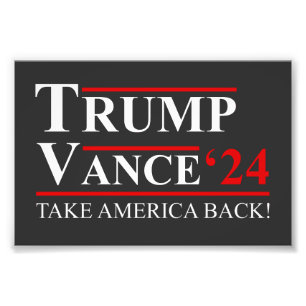 Foto Trump Vance 2024 Vice-presidente VP Trump 2024