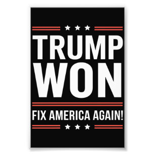 Foto Trump Venceu MAGA Trump Vencedor 2024 Conserte a A
