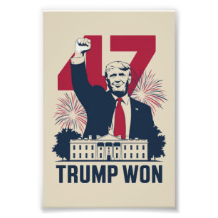 Foto Trump Venceu Novamente Eleição 2024 Presidente 47º