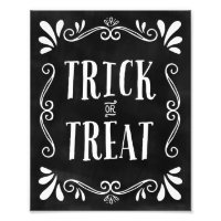 Truque ou Tratar | Impressão de Arte Halloween