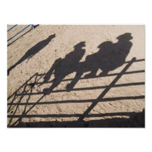 Foto Tucson, Arizona: Sombras de competidores de Rodeio