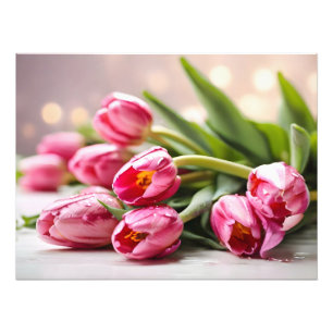 Foto Tulipas de primavera para Dia de os namorados
